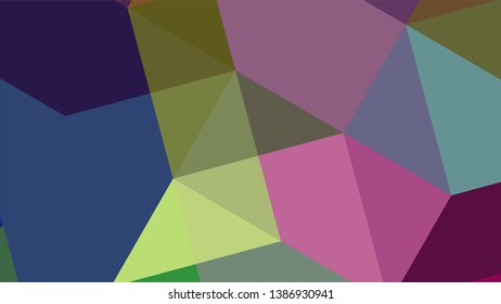 Geometric design. Colorful gradient mosaic background. Geometric triangle, mosaic, abstract background. Mosaic, color background. Mosaic texture. The effect of stained glass. EPS 10 Vector