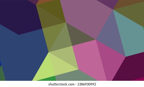 Geometric design. Colorful gradient mosaic background. Geometric triangle, mosaic, abstract background. Mosaic, color background. Mosaic texture. The effect of stained glass. EPS 10 Vector