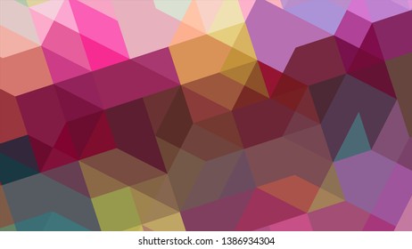 Geometric design. Colorful gradient mosaic background. Geometric triangle, mosaic, abstract background. Mosaic, color background. Mosaic texture. The effect of stained glass. EPS 10 Vector