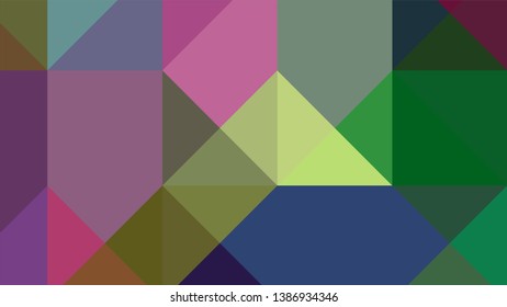 Geometric design. Colorful gradient mosaic background. Geometric triangle, mosaic, abstract background. Mosaic, color background. Mosaic texture. The effect of stained glass. EPS 10 Vector