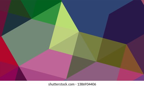 Geometric design. Colorful gradient mosaic background. Geometric triangle, mosaic, abstract background. Mosaic, color background. Mosaic texture. The effect of stained glass. EPS 10 Vector