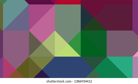 Geometric design. Colorful gradient mosaic background. Geometric triangle, mosaic, abstract background. Mosaic, color background. Mosaic texture. The effect of stained glass. EPS 10 Vector