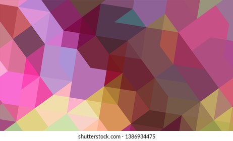 Geometric design. Colorful gradient mosaic background. Geometric triangle mosaic abstract background. Mosaic, color background. Mosaic texture. The effect of stained glass. EPS 10 Vector