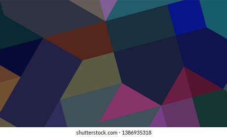 Geometric design. Colorful gradient mosaic background. Geometric triangle mosaic abstract background. Mosaic, color background. Mosaic texture. The effect of stained glass. EPS 10 Vector