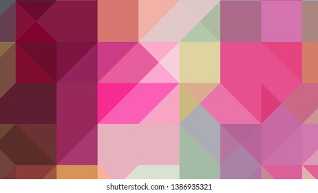 Geometric design. Colorful gradient mosaic background. Geometric triangle mosaic abstract background. Mosaic, color background. Mosaic texture. The effect of stained glass. EPS 10 Vector