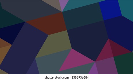 Geometric design. Colorful gradient mosaic background. Geometric triangle mosaic abstract background. Mosaic, color background. Mosaic texture. The effect of stained glass. EPS 10 Vector