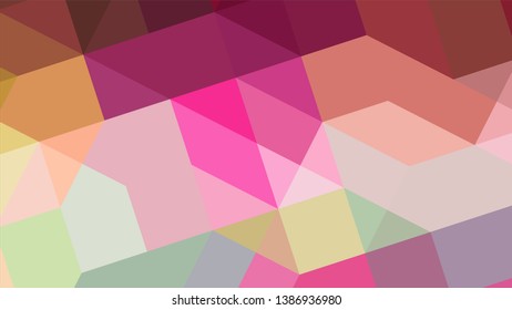Geometric design. Colorful gradient mosaic background. Geometric triangle mosaic abstract background. Mosaic, color background. Mosaic texture. The effect of stained glass. EPS 10 Vector