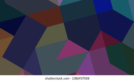 Geometric design. Colorful gradient mosaic background. Geometric triangle mosaic abstract background. Mosaic, color background. Mosaic texture. The effect of stained glass. EPS 10 Vector