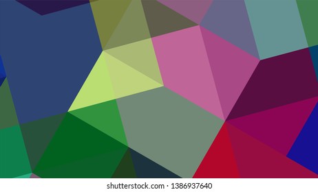 Geometric design. Colorful gradient mosaic background. Geometric triangle mosaic abstract background. Mosaic, color background. Mosaic texture. The effect of stained glass. EPS 10 Vector