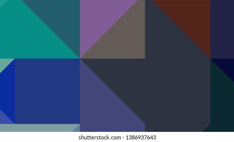 Geometric design. Colorful gradient mosaic background. Geometric triangle mosaic abstract background. Mosaic, color background. Mosaic texture. The effect of stained glass. EPS 10 Vector