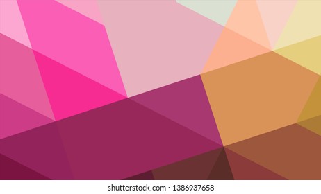 Geometric design. Colorful gradient mosaic background. Geometric triangle mosaic abstract background. Mosaic, color background. Mosaic texture. The effect of stained glass. EPS 10 Vector
