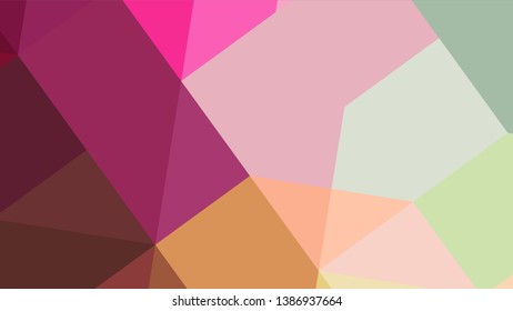 Geometric design. Colorful gradient mosaic background. Geometric triangle mosaic abstract background. Mosaic, color background. Mosaic texture. The effect of stained glass. EPS 10 Vector