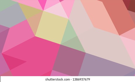 Geometric design. Colorful gradient mosaic background. Geometric triangle mosaic abstract background. Mosaic, color background. Mosaic texture. The effect of stained glass. EPS 10 Vector