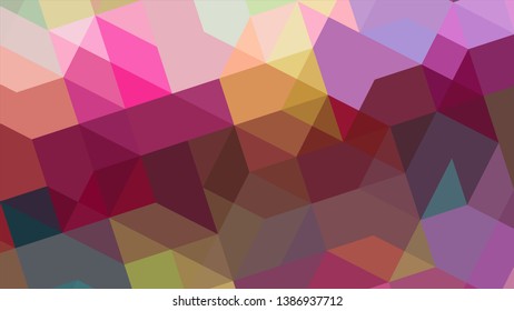 Geometric design. Colorful gradient mosaic background. Geometric triangle mosaic abstract background. Mosaic color background. Mosaic texture. The effect of stained glass. EPS 10 Vector