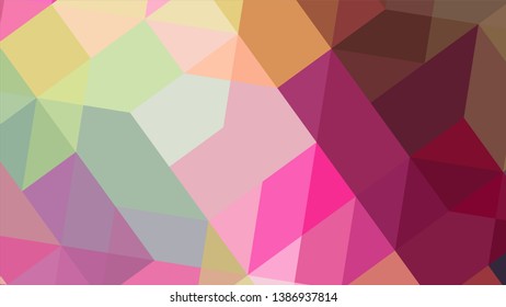 Geometric design. Colorful gradient mosaic background. Geometric triangle mosaic abstract background. Mosaic color background. Mosaic texture. The effect of stained glass. EPS 10 Vector