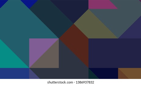 Geometric design. Colorful gradient mosaic background. Geometric triangle mosaic abstract background. Mosaic color background. Mosaic texture. The effect of stained glass. EPS 10 Vector