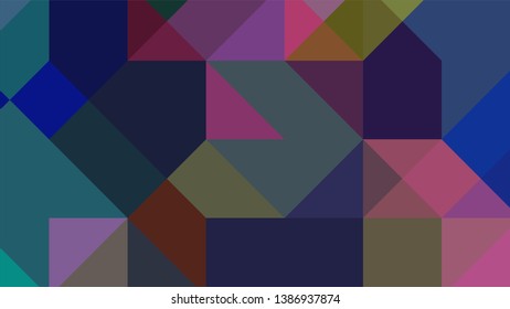 Geometric design. Colorful gradient mosaic background. Geometric triangle mosaic abstract background. Mosaic color background. Mosaic texture. The effect of stained glass. EPS 10 Vector