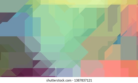 Geometric design. Colorful gradient mosaic background. Geometric triangle, mosaic, abstract background. Mosaic, color background. Mosaic texture. The effect of stained glass. EPS 10 Vector