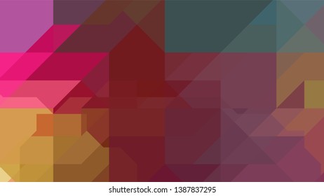 Geometric design. Colorful gradient mosaic background. Geometric triangle, mosaic, abstract background. Mosaic, color background. Mosaic texture. The effect of stained glass. EPS 10 Vector