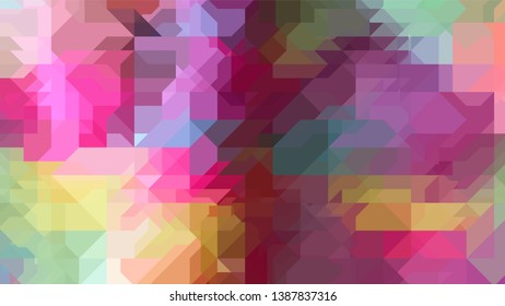 Geometric design. Colorful gradient mosaic background. Geometric triangle, mosaic, abstract background. Mosaic, color background. Mosaic texture. The effect of stained glass. EPS 10 Vector