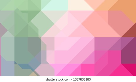 Geometric design. Colorful gradient mosaic background. Geometric triangle, mosaic, abstract background. Mosaic, color background. Mosaic texture. The effect of stained glass. EPS 10 Vector
