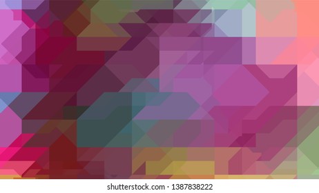 Geometric design. Colorful gradient mosaic background. Geometric triangle, mosaic, abstract background. Mosaic, color background. Mosaic texture. The effect of stained glass. EPS 10 Vector
