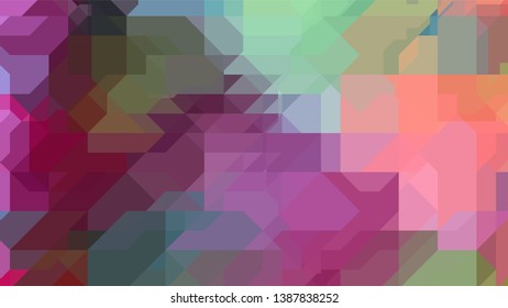 Geometric design. Colorful gradient mosaic background. Geometric triangle, mosaic, abstract background. Mosaic, color background. Mosaic texture. The effect of stained glass. EPS 10 Vector