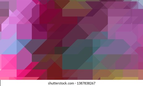 Geometric design. Colorful gradient mosaic background. Geometric triangle, mosaic, abstract background. Mosaic, color background. Mosaic texture. The effect of stained glass. EPS 10 Vector