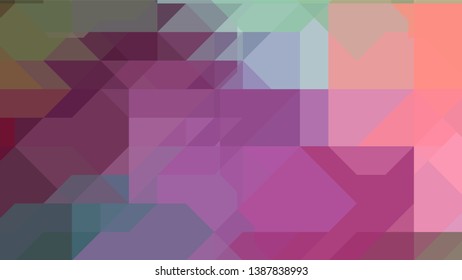 Geometric design. Colorful gradient mosaic background. Geometric triangle, mosaic, abstract background. Mosaic, color background. Mosaic texture. The effect of stained glass. EPS 10 Vector