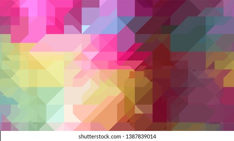 Geometric design. Colorful gradient mosaic background. Geometric triangle, mosaic, abstract background. Mosaic, color background. Mosaic texture. The effect of stained glass. EPS 10 Vector