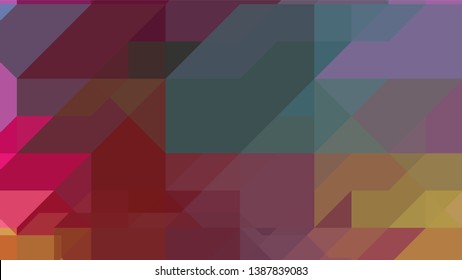 Geometric design. Colorful gradient mosaic background. Geometric triangle, mosaic, abstract background. Mosaic, color background. Mosaic texture. The effect of stained glass. EPS 10 Vector