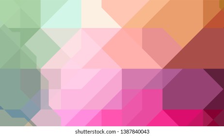 Geometric design. Colorful gradient mosaic background. Geometric triangle, mosaic, abstract background. Mosaic, color background. Mosaic texture. The effect of stained glass. EPS 10 Vector