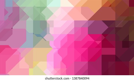 Geometric design. Colorful gradient mosaic background. Geometric triangle, mosaic, abstract background. Mosaic, color background. Mosaic texture. The effect of stained glass. EPS 10 Vector