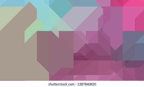 Geometric design. Colorful gradient mosaic background. Geometric triangle, mosaic, abstract background. Mosaic, color background. Mosaic texture. The effect of stained glass. EPS 10 Vector