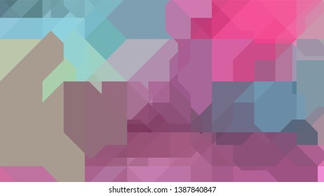 Geometric design. Colorful gradient mosaic background. Geometric triangle, mosaic, abstract background. Mosaic, color background. Mosaic texture. The effect of stained glass. EPS 10 Vector