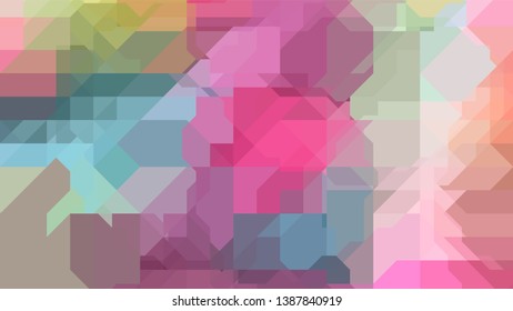 Geometric design. Colorful gradient mosaic background. Geometric triangle, mosaic, abstract background. Mosaic, color background. Mosaic texture. The effect of stained glass. EPS 10 Vector
