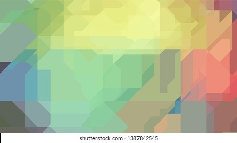 Geometric design. Colorful gradient mosaic background. Geometric triangle, mosaic, abstract background. Mosaic, color background. Mosaic texture. The effect of stained glass. EPS 10 Vector