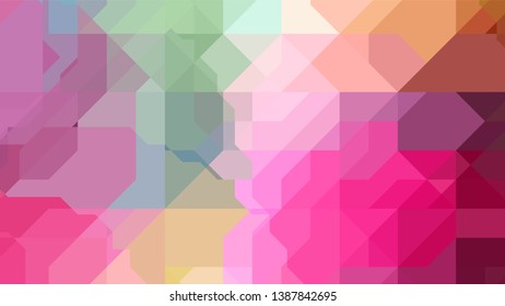 Geometric design. Colorful gradient mosaic background. Geometric triangle, mosaic, abstract background. Mosaic, color background. Mosaic texture. The effect of stained glass. EPS 10 Vector