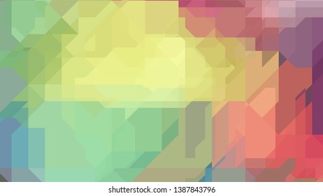 Geometric design. Colorful gradient mosaic background. Geometric triangle, mosaic, abstract background. Mosaic, color background. Mosaic texture. The effect of stained glass. EPS 10 Vector