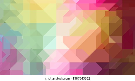 Geometric design. Colorful gradient mosaic background. Geometric triangle, mosaic, abstract background. Mosaic, color background. Mosaic texture. The effect of stained glass. EPS 10 Vector