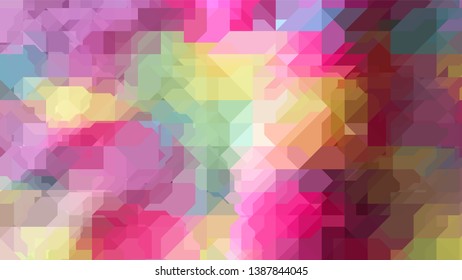 Geometric design. Colorful gradient mosaic background. Geometric triangle, mosaic, abstract background. Mosaic, color background. Mosaic texture. The effect of stained glass. EPS 10 Vector