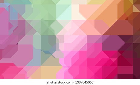 Geometric design. Colorful gradient mosaic background. Geometric triangle, mosaic, abstract background. Mosaic, color background. Mosaic texture. The effect of stained glass. EPS 10 Vector