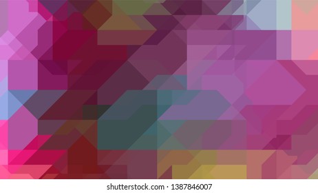 Geometric design. Colorful gradient mosaic background. Geometric triangle, mosaic, abstract background. Mosaic, color background. Mosaic texture. The effect of stained glass. EPS 10 Vector
