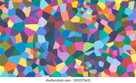 Geometric design. Colorful gradient mosaic background. Geometric triangle, mosaic, abstract background. Mosaic, color background. Mosaic texture. The effect of stained glass. EPS 10 Vector