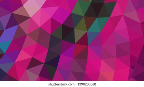 Geometric design. Colorful gradient mosaic background. Geometric mosaic, abstract background. Mosaic background. Mosaic texture. The effect of stained glass. EPS 10 Vector