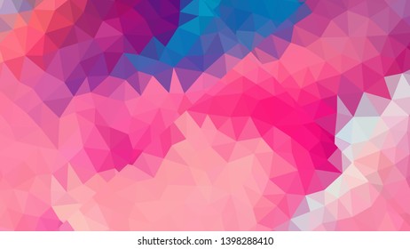 Geometric design. Colorful gradient mosaic background. Geometric mosaic, abstract background. Mosaic background. Mosaic texture. The effect of stained glass. EPS 10 Vector