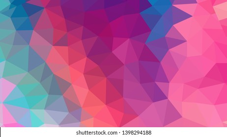 Geometric design. Colorful gradient mosaic background. Geometric mosaic, abstract background. Mosaic background. Mosaic texture. The effect of stained glass. EPS 10 Vector