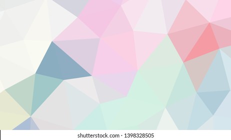 Geometric design. Colorful gradient mosaic background. Geometric triangle, mosaic, abstract background. Mosaic, color background. Mosaic texture. The effect of stained glass. EPS 10 Vector