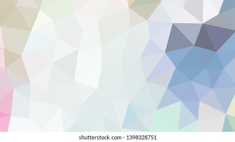Geometric design. Colorful gradient mosaic background. Geometric triangle, mosaic, abstract background. Mosaic, color background. Mosaic texture. The effect of stained glass. EPS 10 Vector