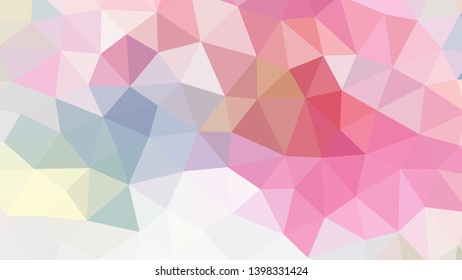 Geometric design. Colorful gradient mosaic background. Geometric triangle, mosaic, abstract background. Mosaic, color background. Mosaic texture. The effect of stained glass. EPS 10 Vector